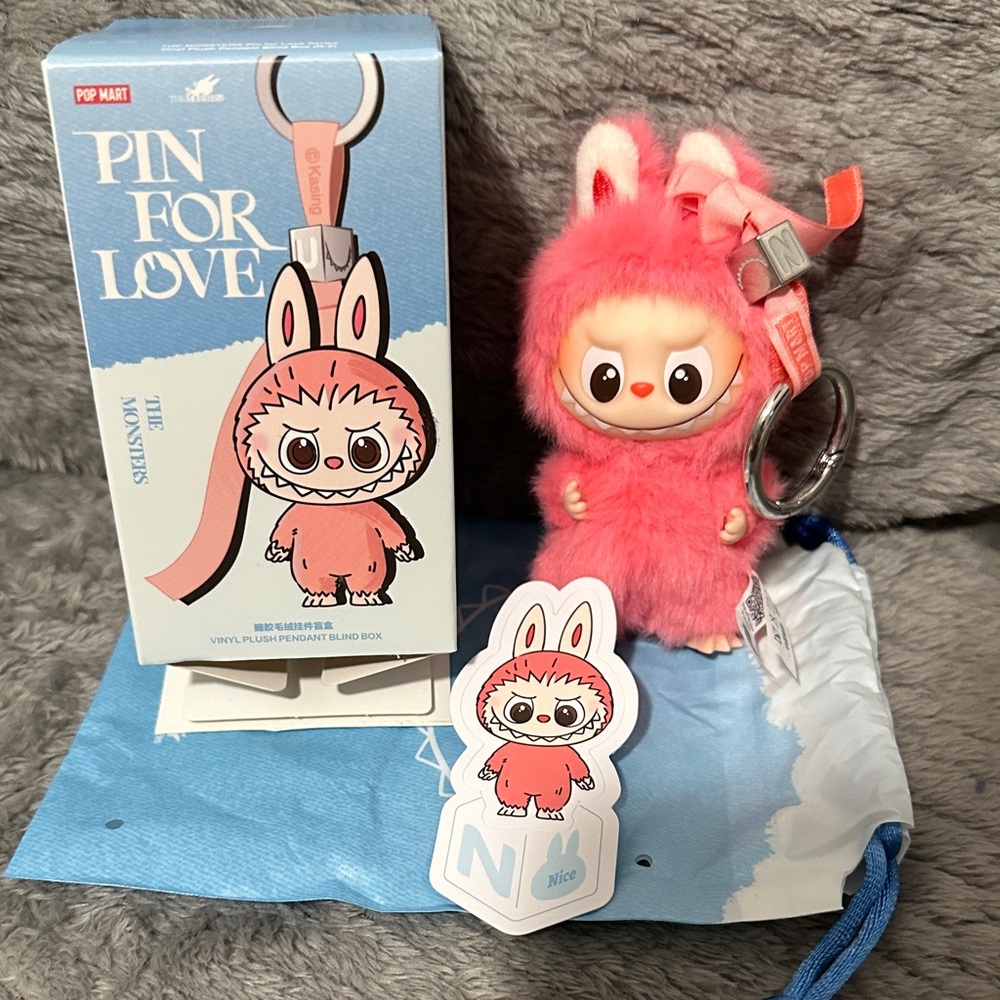 Pin For Love Plush Pendant N